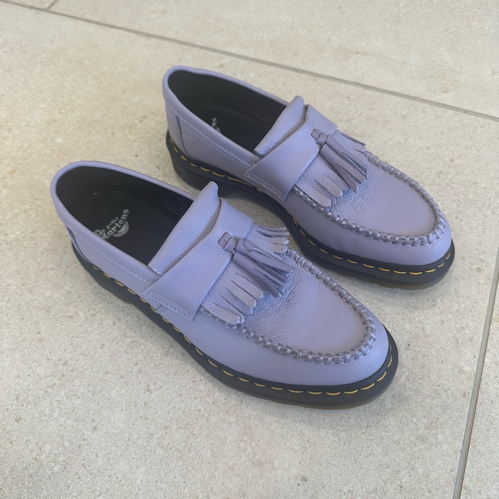 Dr. Martens Lavender Tassel Loafers